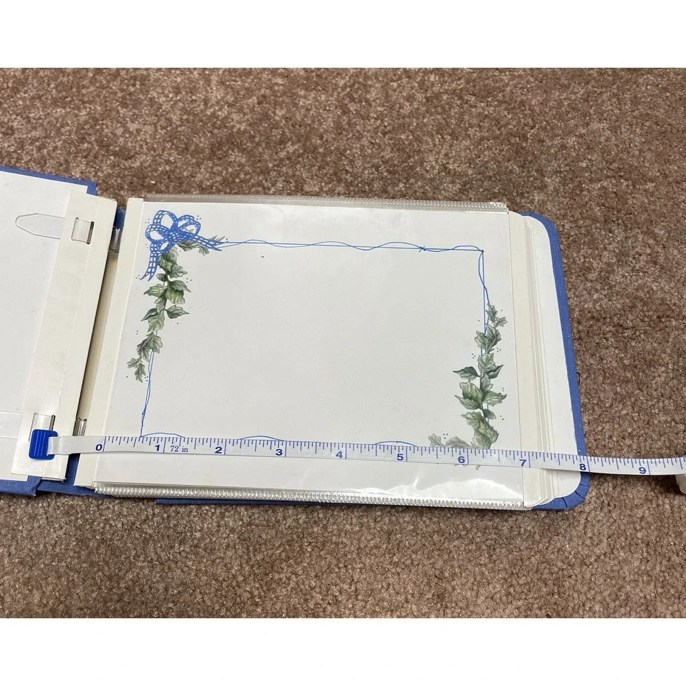 Creative Memories 5x7 vintage Album With Pages & Protectors Sentiments 14 Pages